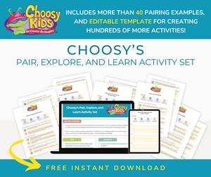 Choosy’s Pair, Explore, and  Learn Activity Set - FREE download