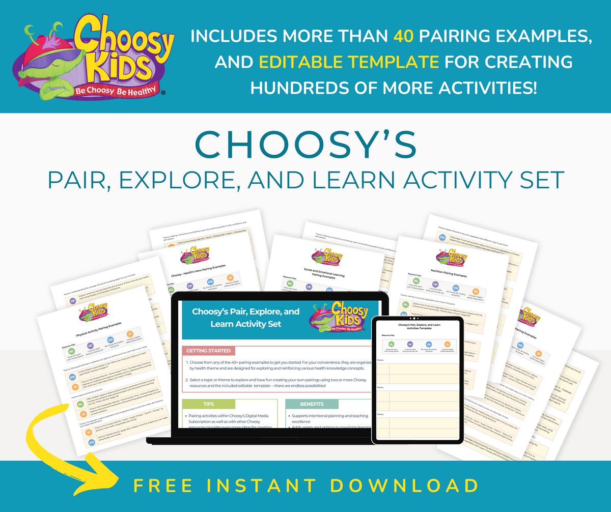 Choosy s Pair Explore and Learn Activity Set FREE download Choosy Choosy s Pair Explore and Learn Activity Set FREE download Choosy