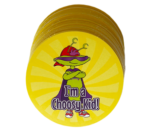 I'm a Choosy Kid Sticker (Pack of 100)